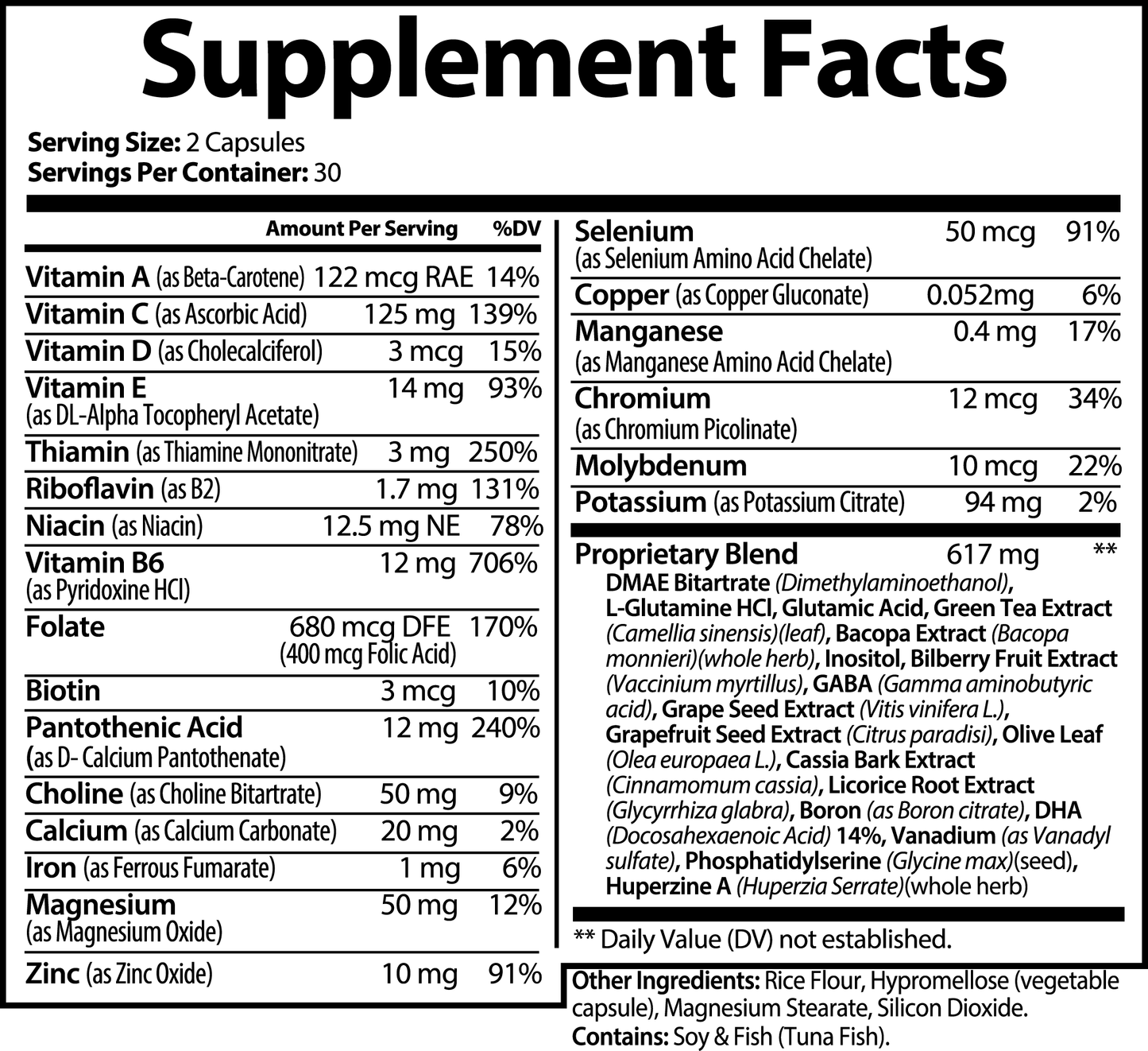 X Brain Nootropic Cognitive Enhancer